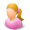 Age Child Female Light icon