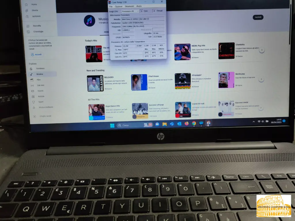 Surriscaldamento Notebook