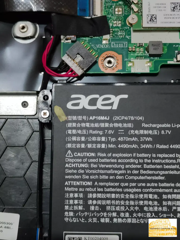 Sostituzione Batteria Acer