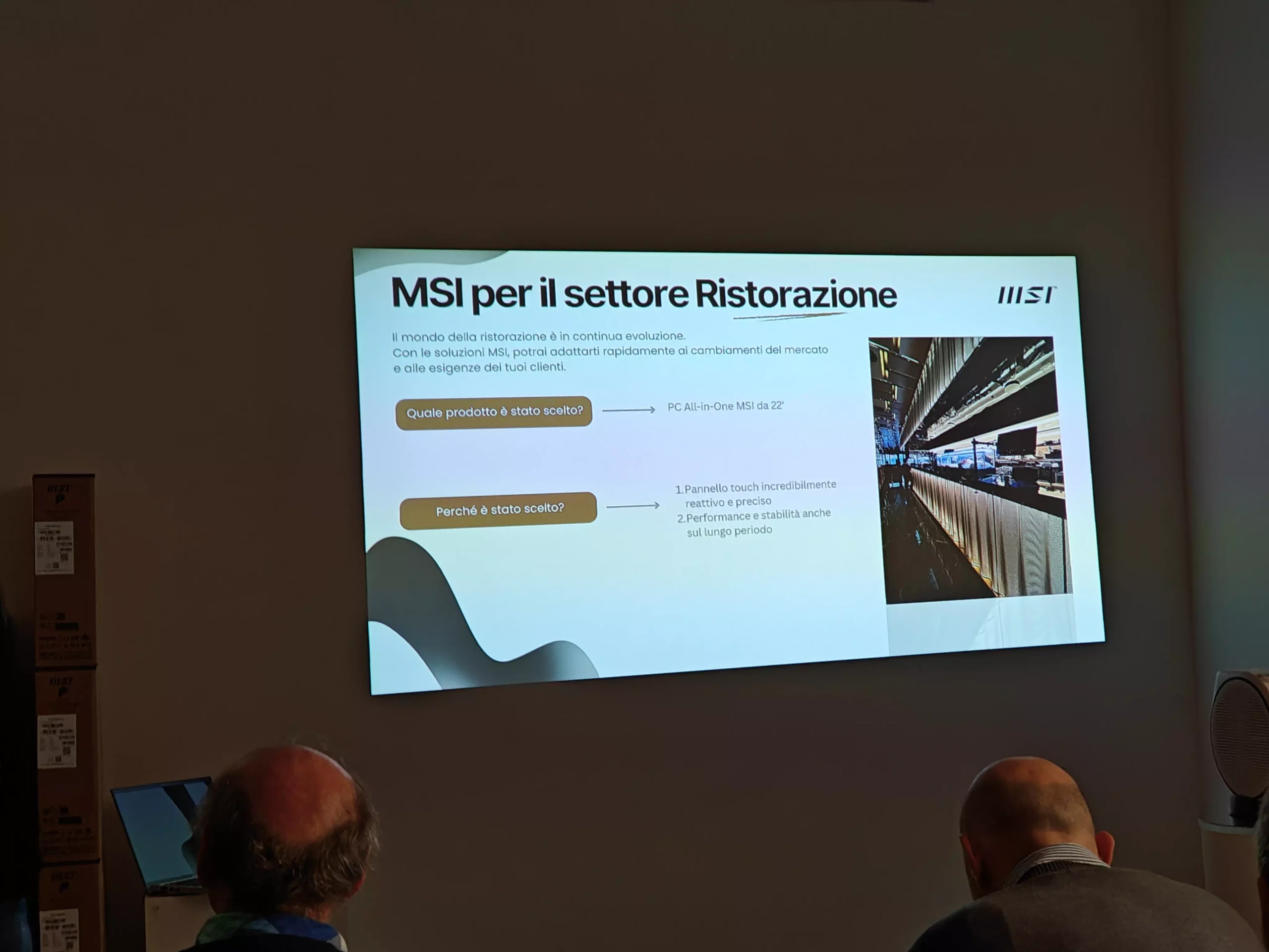 Riunione con MSI